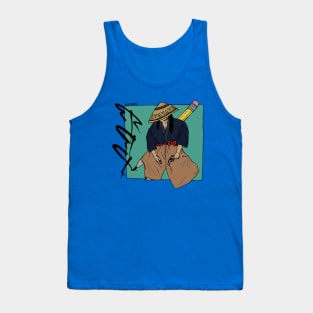 Artistic Samurai Tank Top